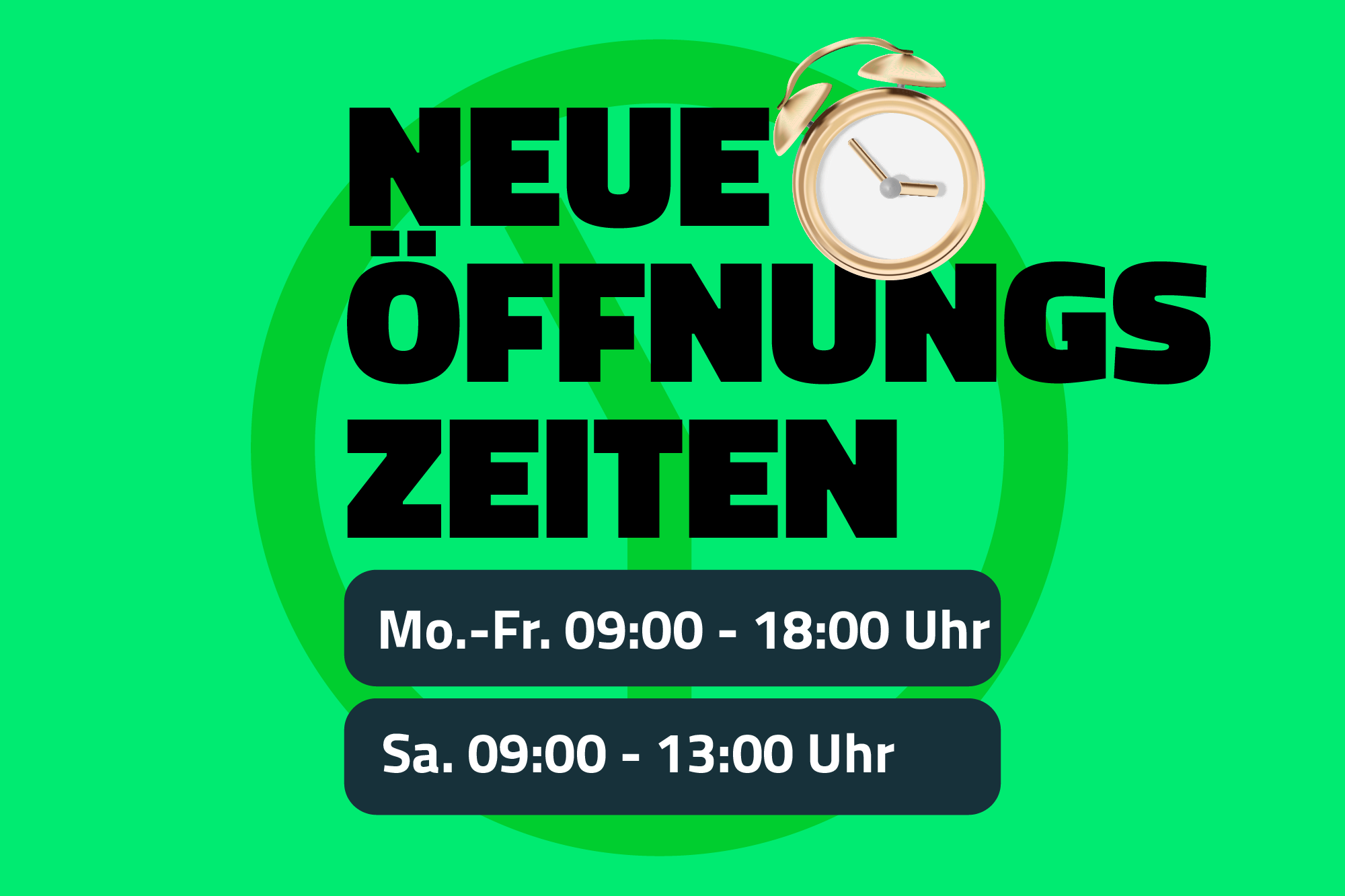 Ab August 2025 auch wieder montags geöffnet!